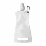 Bottiglia d'acqua pubblicitaria pieghevole 480ml colore bianco 6