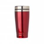 Bicchiere Termico Alu Color 450ml color rosso prima vista