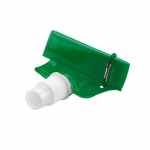 Borraccia di plastica pieghevole da 460ml colore verde 6