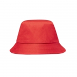 Cappello da pescatore in cotone spazzolato da 260 g/m133 color rosso prima vista