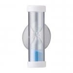 Clessidra promozionale con ventosa da 2 minuti in plastica WaterSave color azzurro prima vista