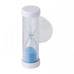 Clessidra promozionale con ventosa da 2 minuti in plastica WaterSave color azzurro terza vista