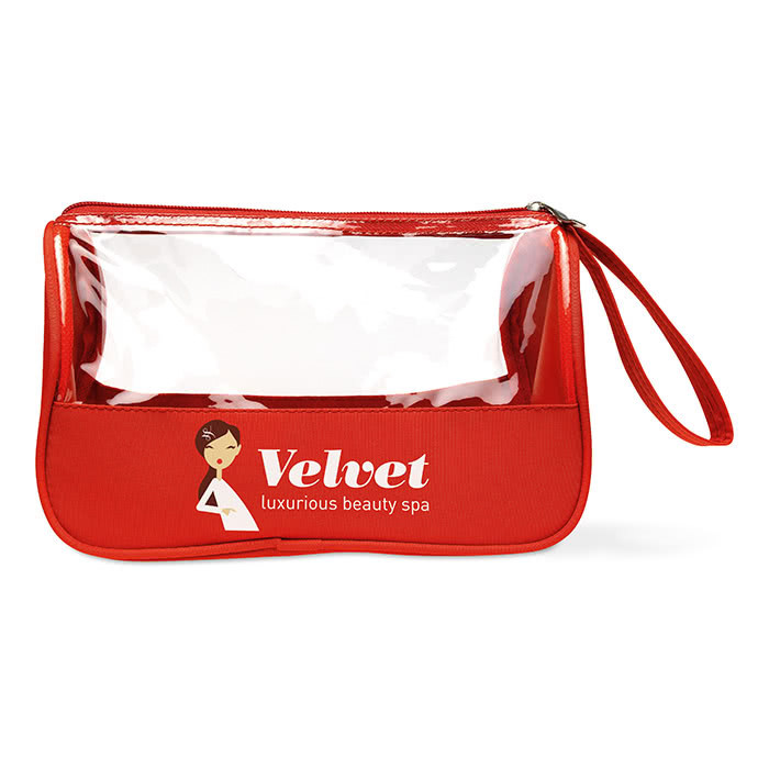 beauty case con logo velvet