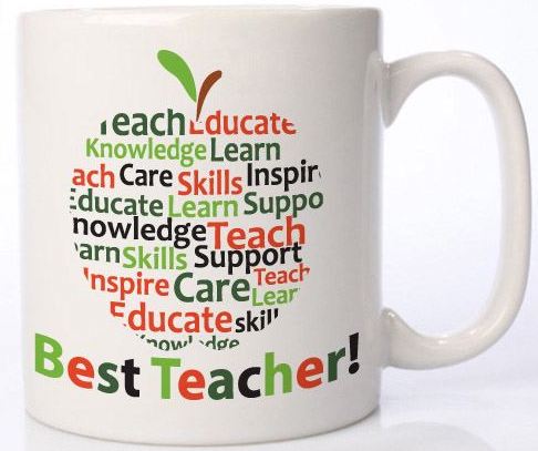 tazza personalizzata best teacher