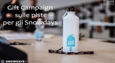 borracce con logo per snowdays 2019