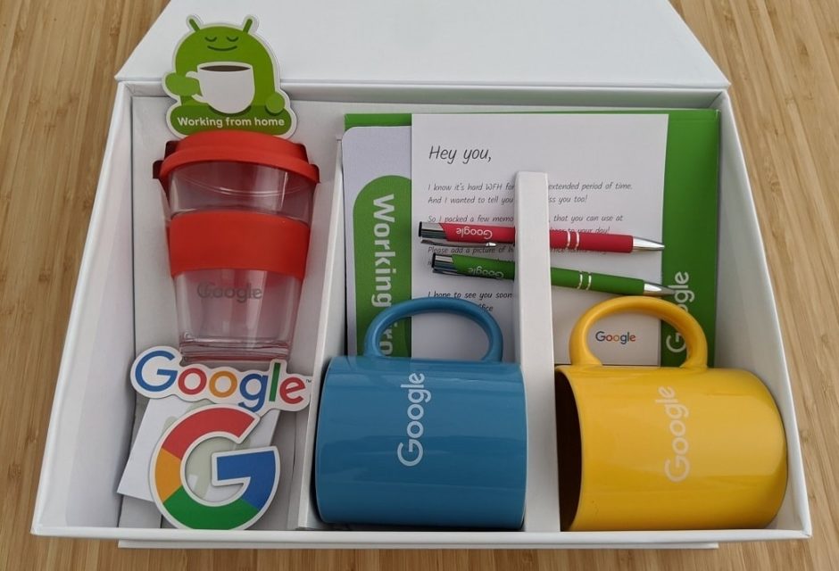 kit gadget personalizzati di google