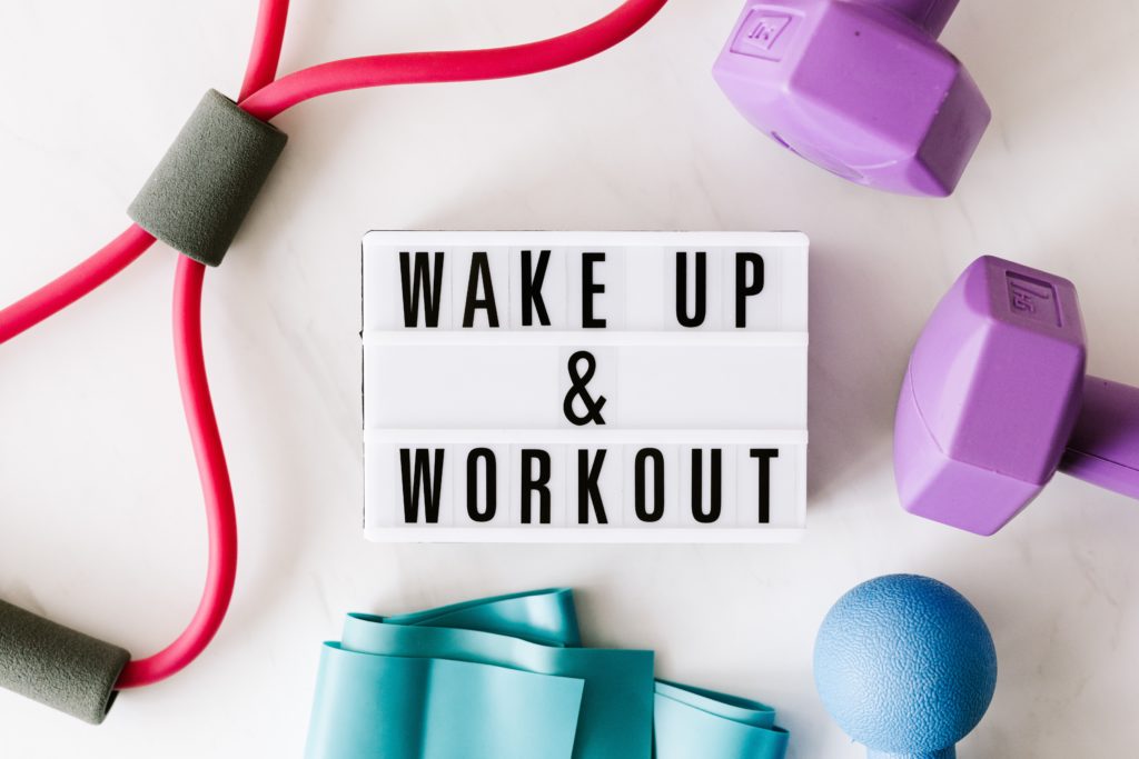 wake up & workout
