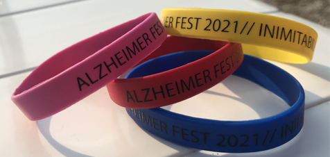 braccialetti con logo Alzheimer fest
