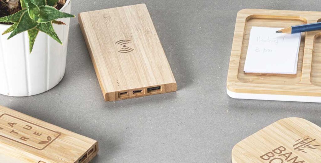 gadget in legno di bambù