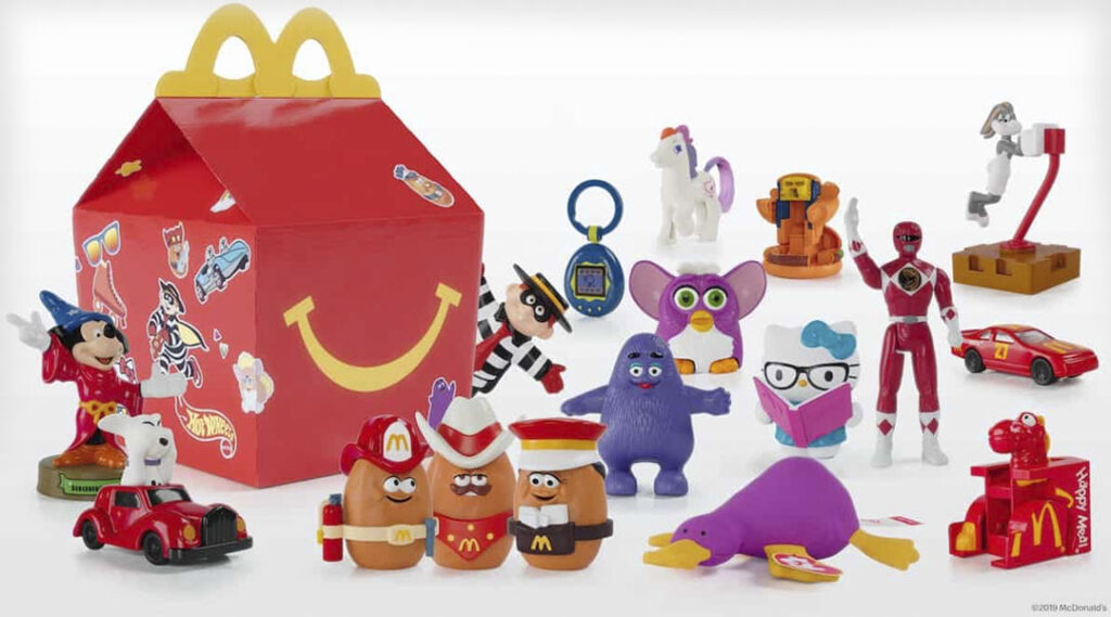 i rergali dell'happy meal