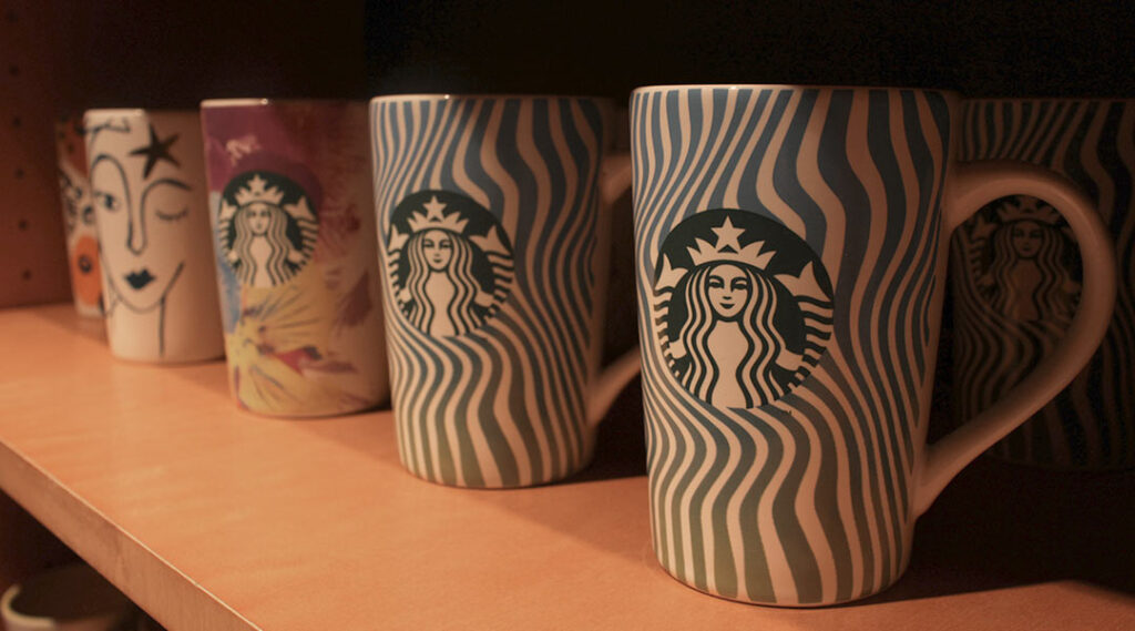 tazze con logo starbuck