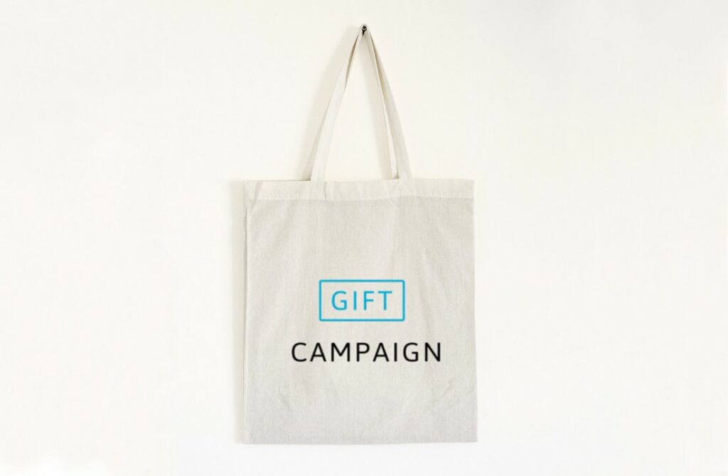 borsa di tela Gift Campaign