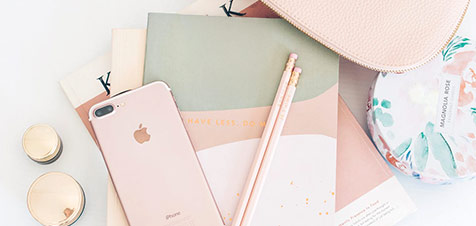 gadget con colori pastello