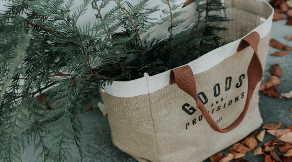 Borsa in juta personalizzata