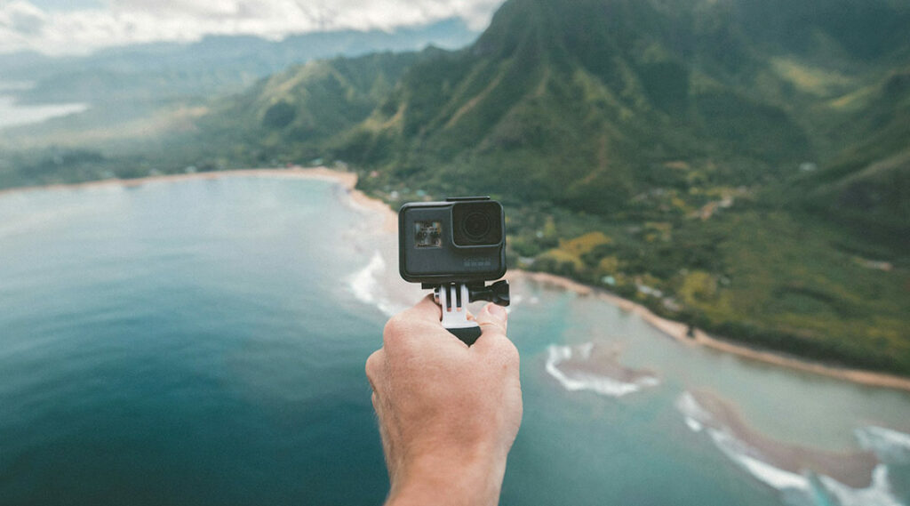 utilizzo della GoPro per fare un video panoramico
