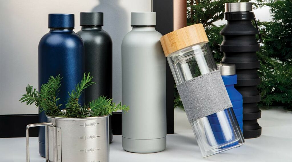 Borracce in diversi materiali