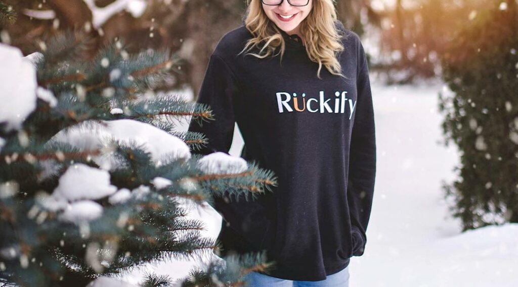 Maglietta con stampa a maniche lunghe