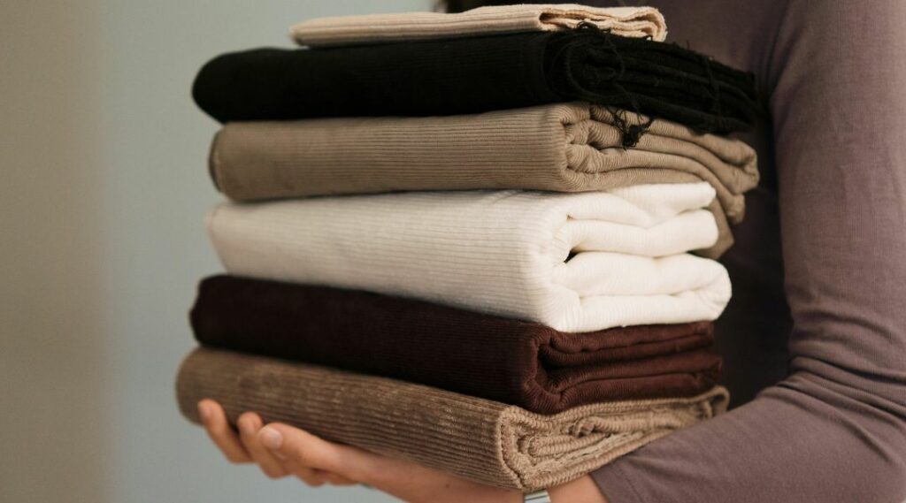 Capi in velluto a coste