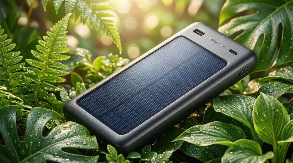 Power bank con pannello solare
