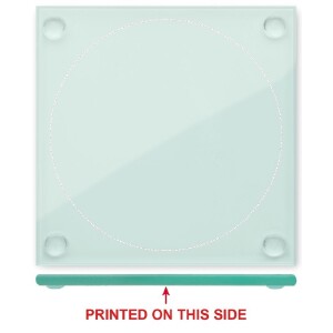 Posizione di stampa coaster 1 con laser