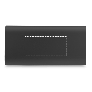 Posizione di stampa batteria portatile fronte con stampa tampografica
