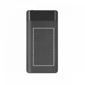 Posição de marcação batteria portatile fronte com serigrafía