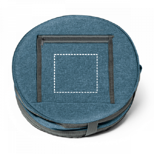 Posizione di stampa borsa termica tasca superiore con transfer digitale