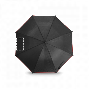 Posizione di stampa ombrello spicchio 2 con serigrafia tessile