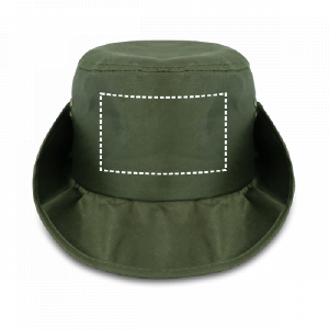 Posizione di stampa cappello fronte con ricamo (fino a 6cm2)