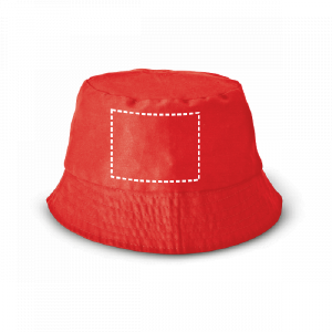 Posizione di stampa cappello miramare cappello miramare con ricamo (fino a 6cm2)