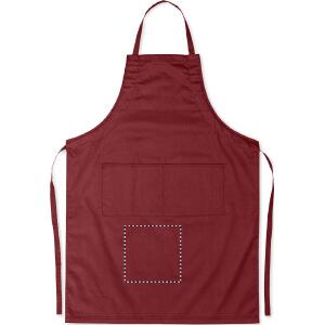 Front below pocket