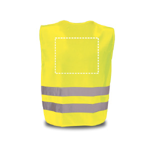 Gilet riflettente fronte inferiore