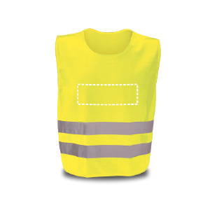 Gilet riflettente fronte superiore