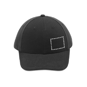 Cappellino con visiera pannello sinistro