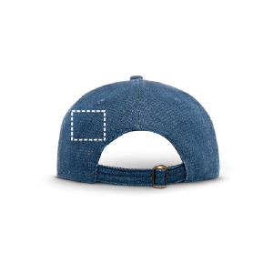 Cappellino con visiera nastro
