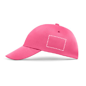 Cappellino con visiera nastro