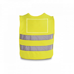 Gilet riflettente fronte inferiore