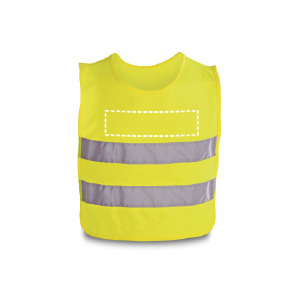 Gilet riflettente fronte superiore