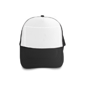 Cappellino con visiera fronte