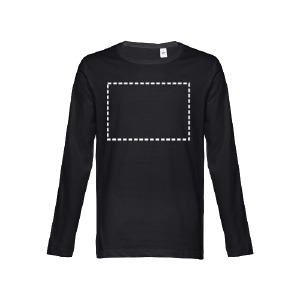 T-shirt a manicha lunga petto