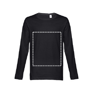 T-shirt a manicha lunga petto