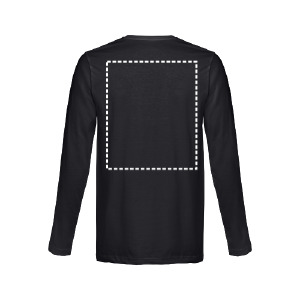 T-shirt a manicha lunga schiena/spalle