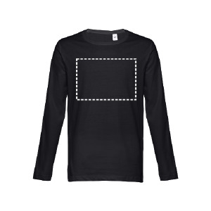 T-shirt a manicha lunga petto