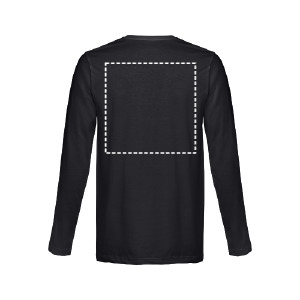 T-shirt a manicha lunga schiena/spalle