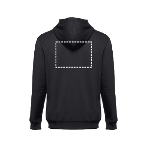 Giacca con cappuccio schiena/spalle