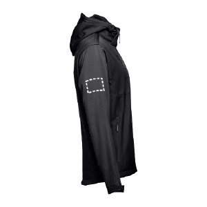 Giacca softshell schiena/spalle