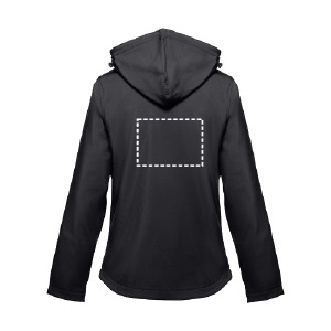 Giacca softshell schiena/spalle