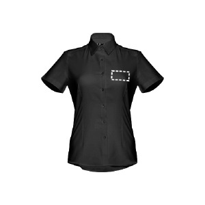 Camicia a maniche corte schiena/spalle