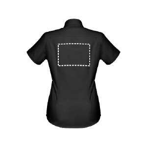 Camicia a maniche corte schiena/spalle