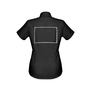 Camicia a maniche corte schiena/spalle